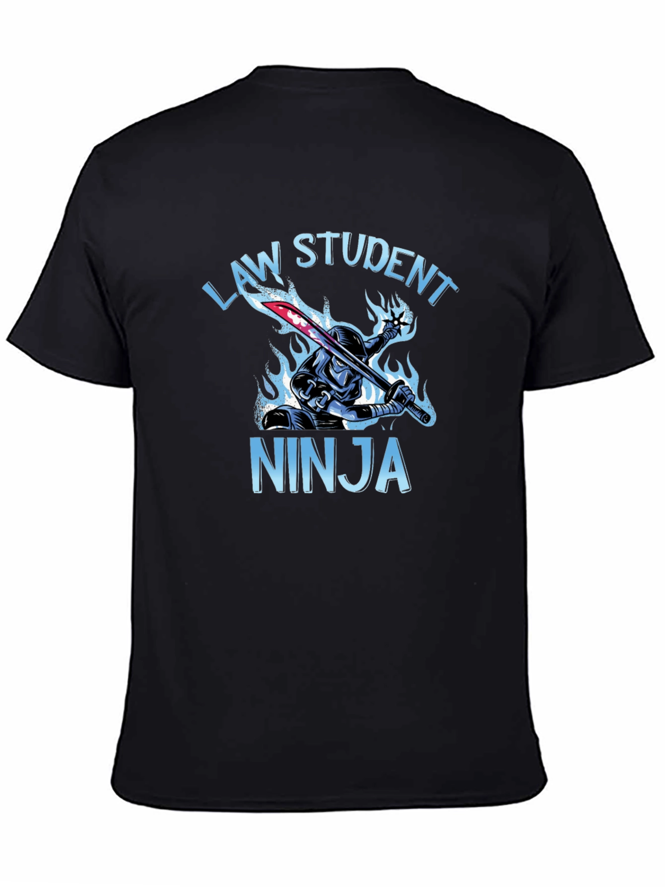 Law Student Ninja Graphic T-Shirt