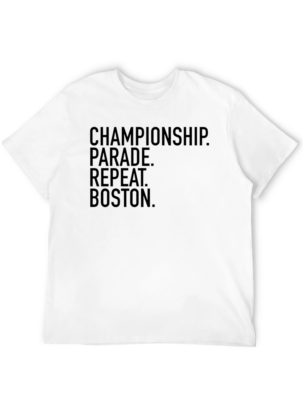 Championship Parade Boston Black T-Shirt