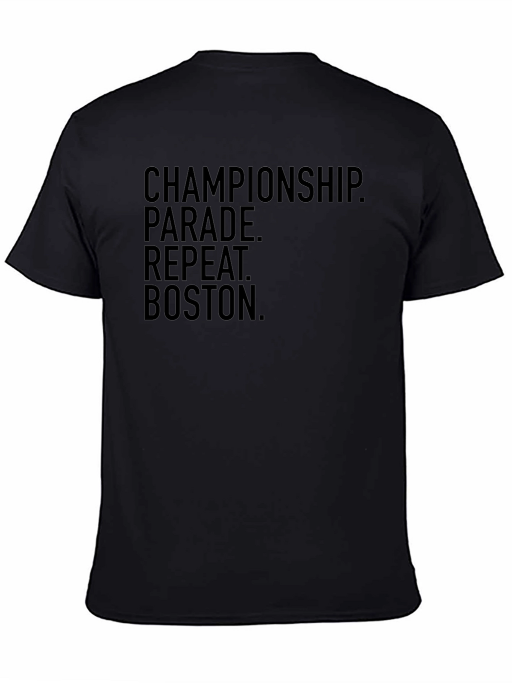 Championship Parade Boston Black T-Shirt