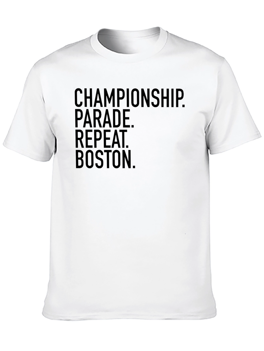 Championship Parade Boston Black T-Shirt