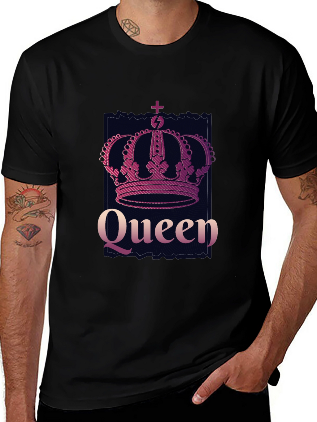 Queen Crown Graphic Tee - Stylish Design