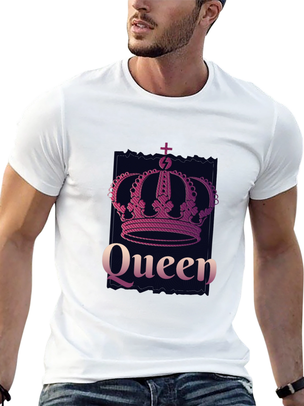 Queen Crown Graphic Tee - Stylish Design