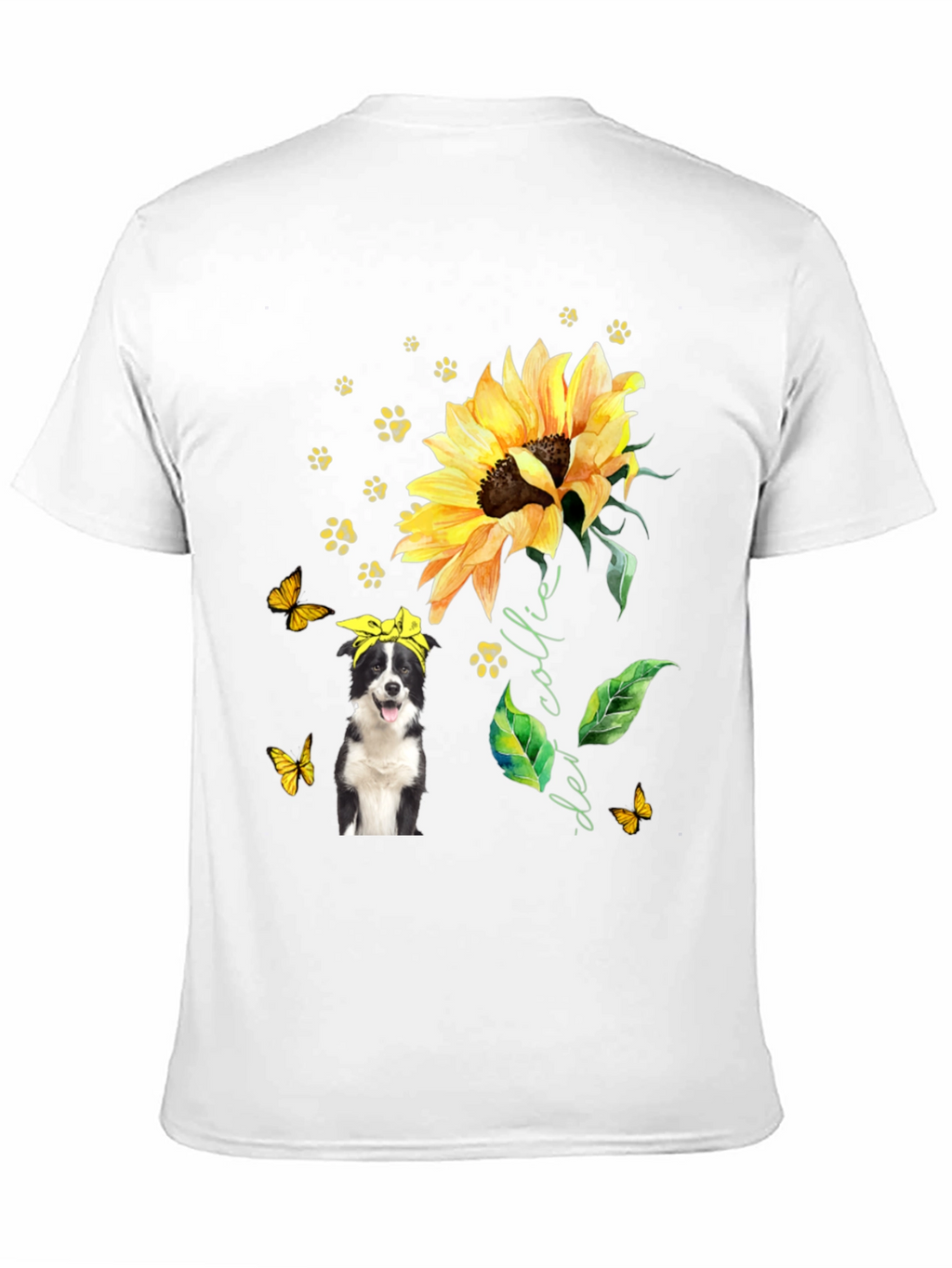 Border Collie Sunflower Tee