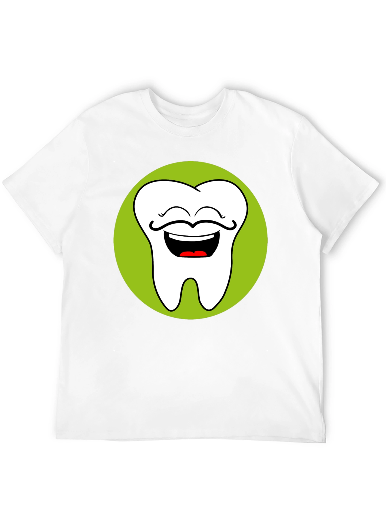 Funny Tooth T-Shirt - Cartoon Dentist Graphic Tee