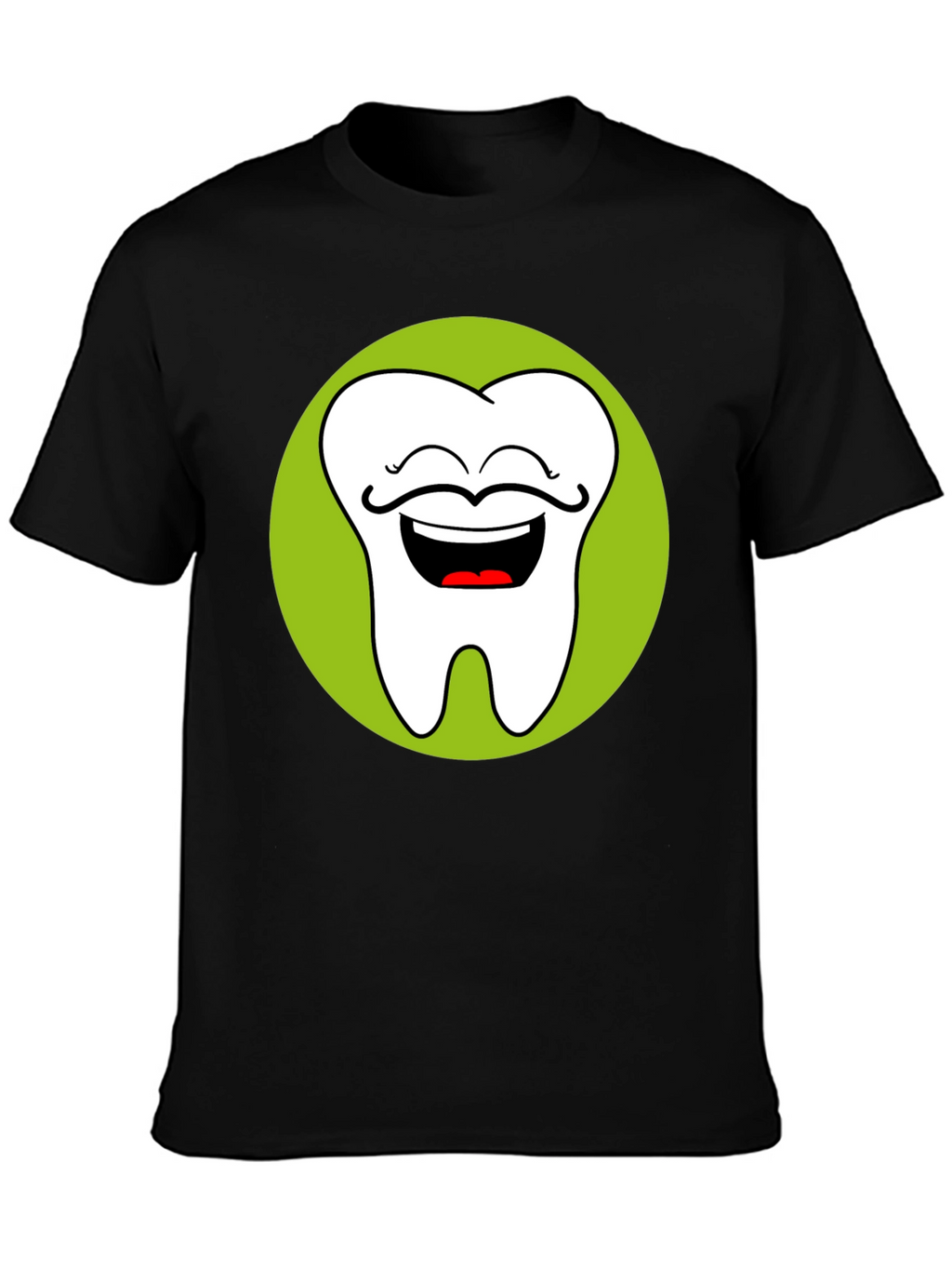 Funny Tooth T-Shirt - Cartoon Dentist Graphic Tee