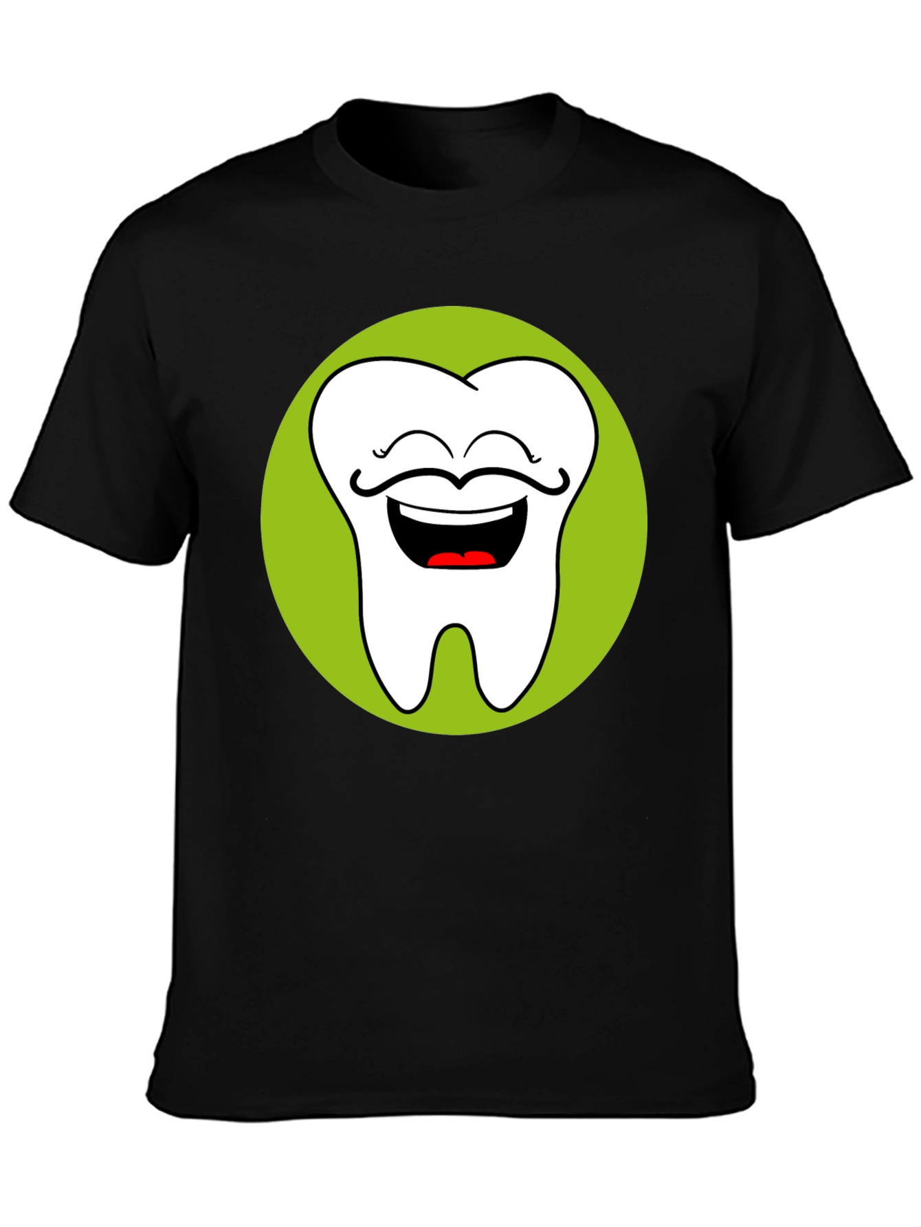 Funny Tooth T-Shirt - Cartoon Dentist Graphic Tee
