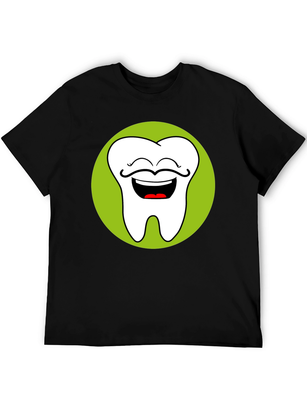 Funny Tooth T-Shirt - Cartoon Dentist Graphic Tee
