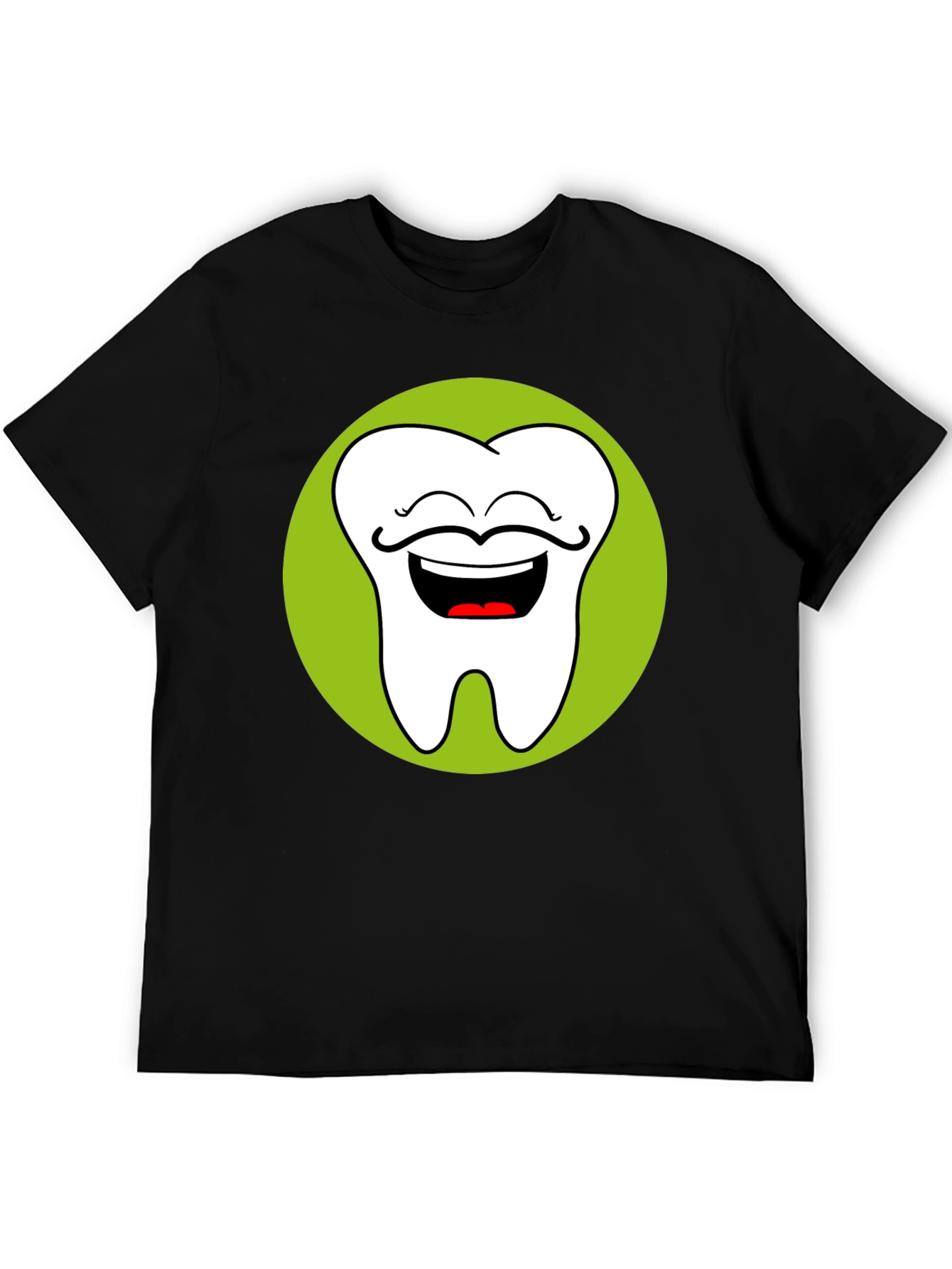 Funny Tooth T-Shirt - Cartoon Dentist Graphic Tee
