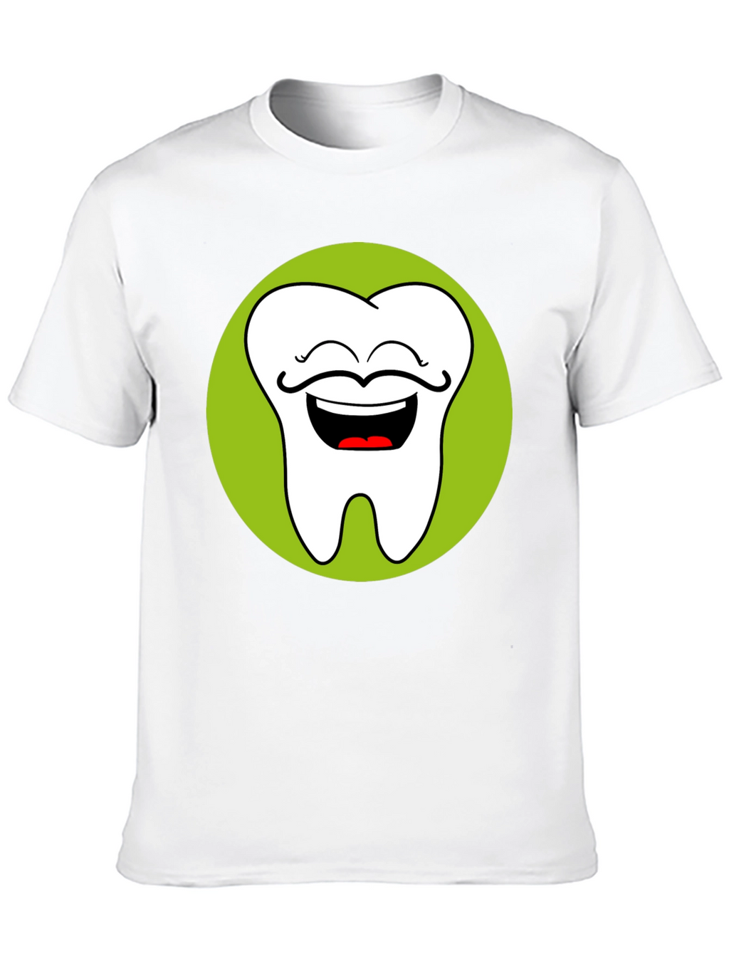 Funny Tooth T-Shirt - Cartoon Dentist Graphic Tee