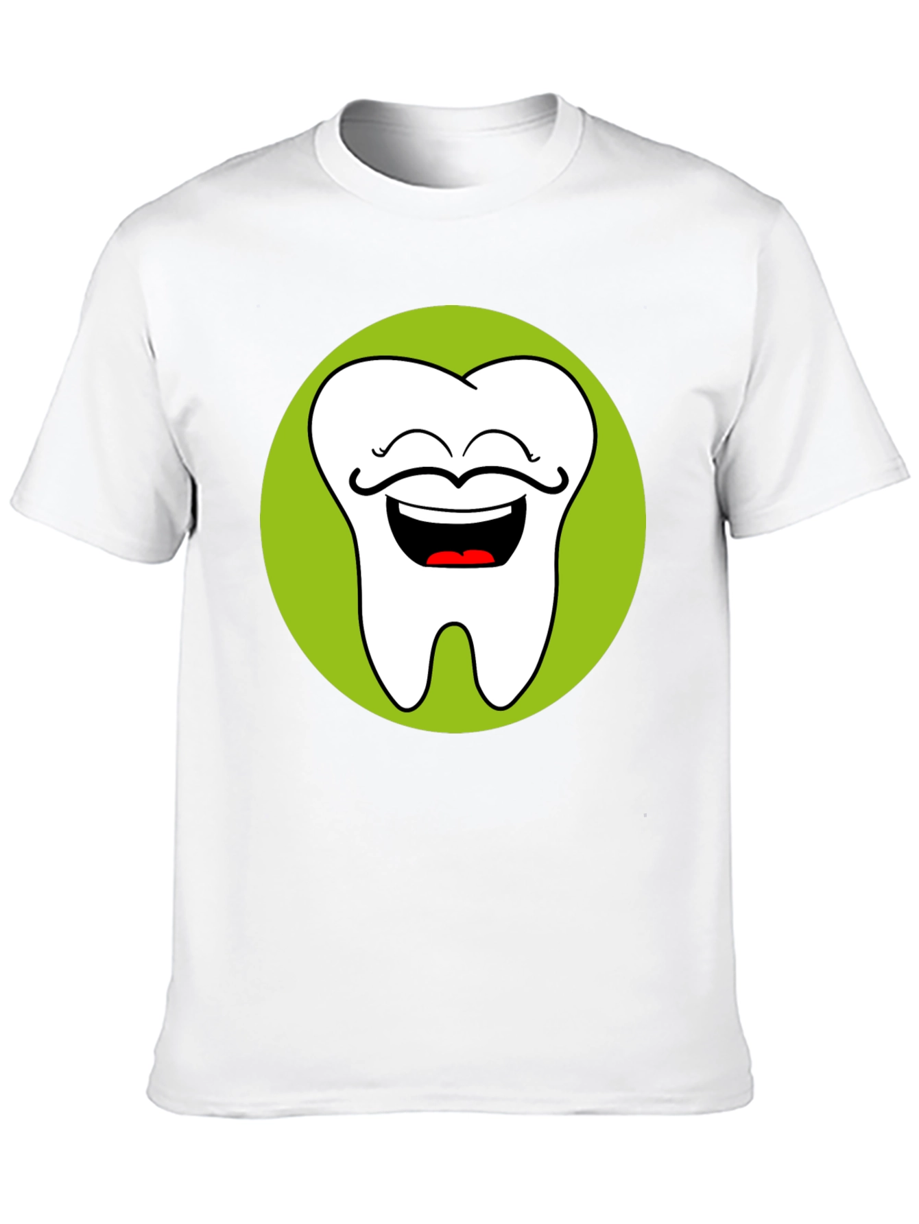 Funny Tooth T-Shirt - Cartoon Dentist Graphic Tee