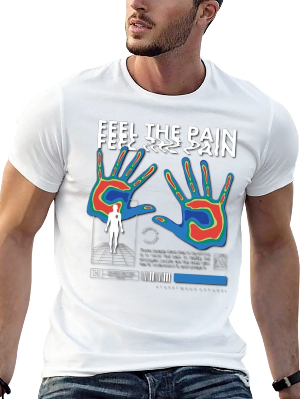 Feel The Pain Graphic T-Shirt