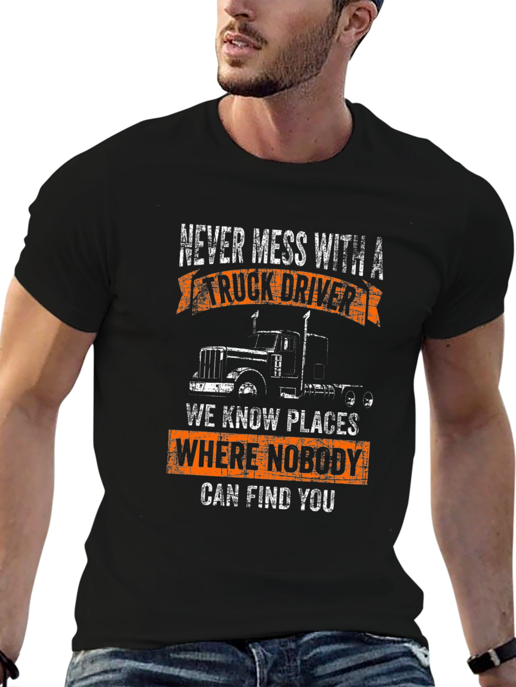 Truck Driver T-Shirt - Never Mess With Us