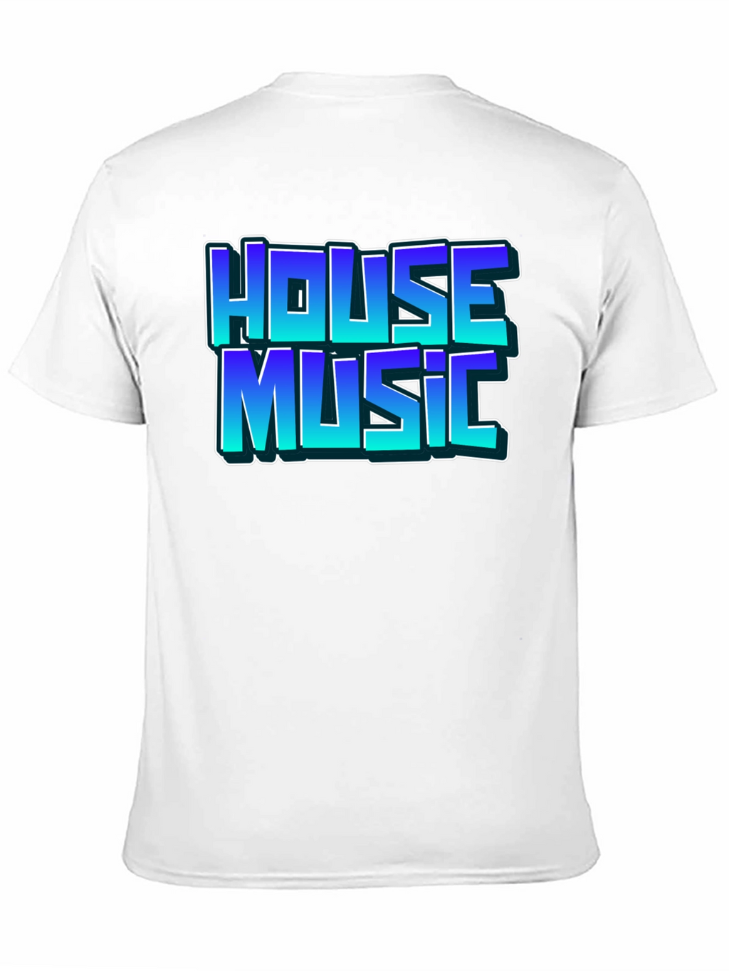 House Music Black T-Shirt