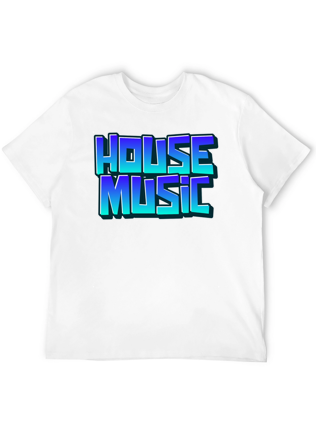 House Music Black T-Shirt