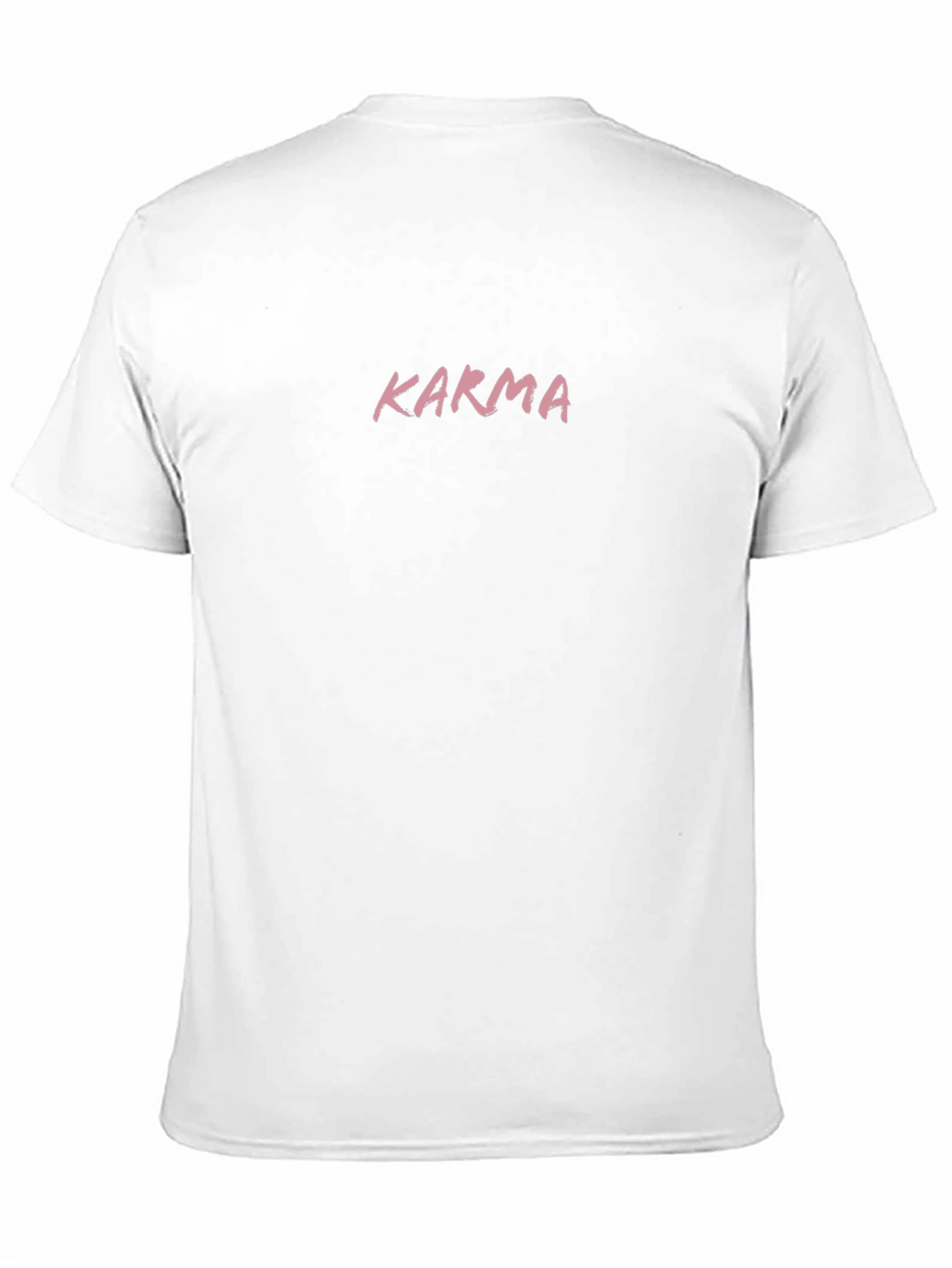 Karma Graphic Print Black T-Shirt