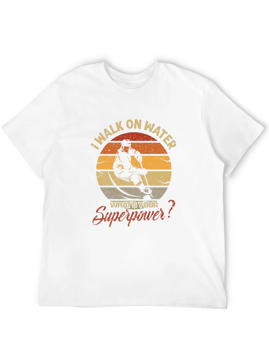 I Walk on Water Hockey T-Shirt