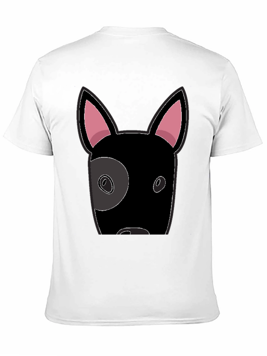 Cool Dog Graphic Tee - Black Cotton T-Shirt