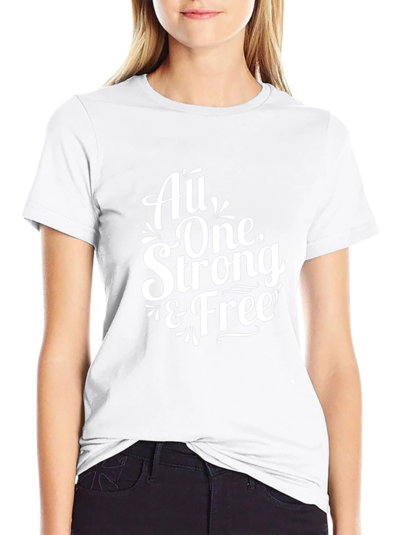 All One Strong & Free Graphic Tee