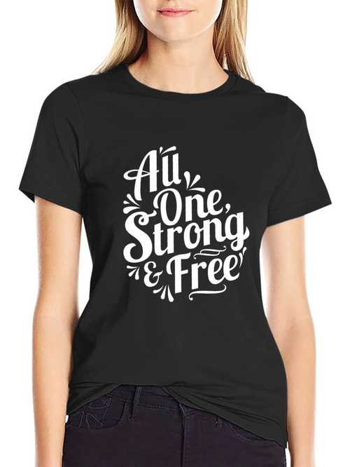 All One Strong & Free Graphic Tee