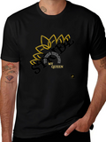 Stylish Black T-Shirt My Queen Design