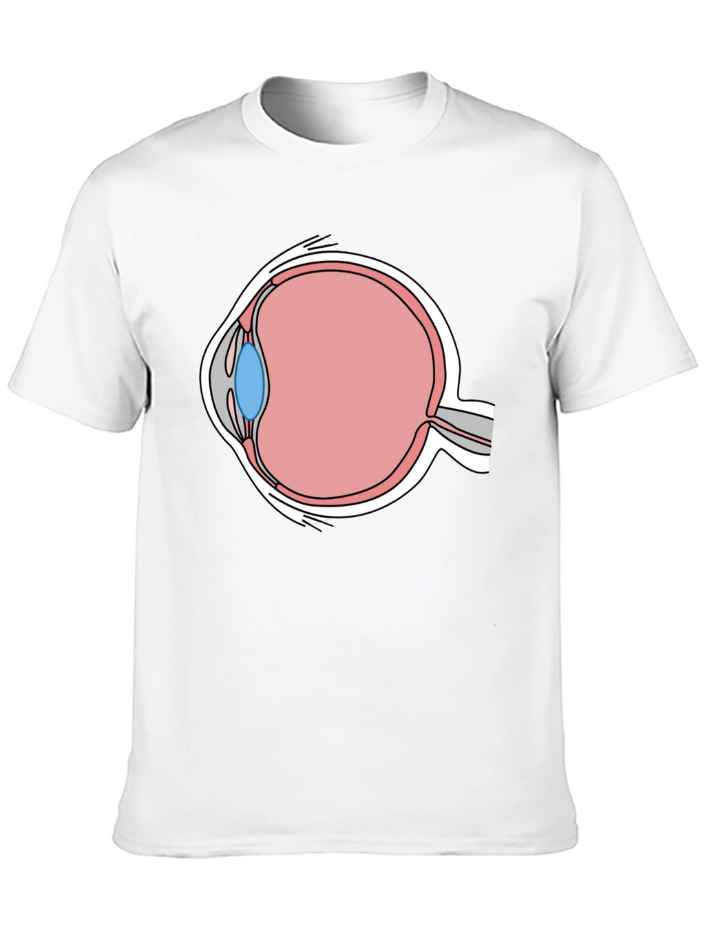 Eye Anatomy Graphic T-Shirt - Medical Humor Tee