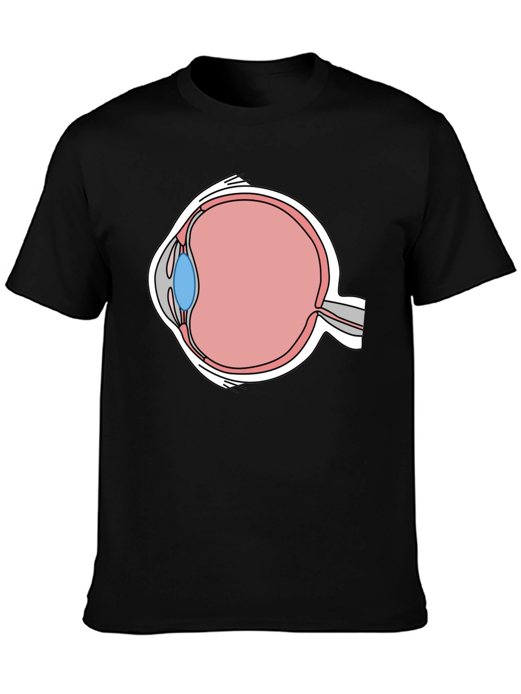 Eye Anatomy Graphic T-Shirt - Medical Humor Tee