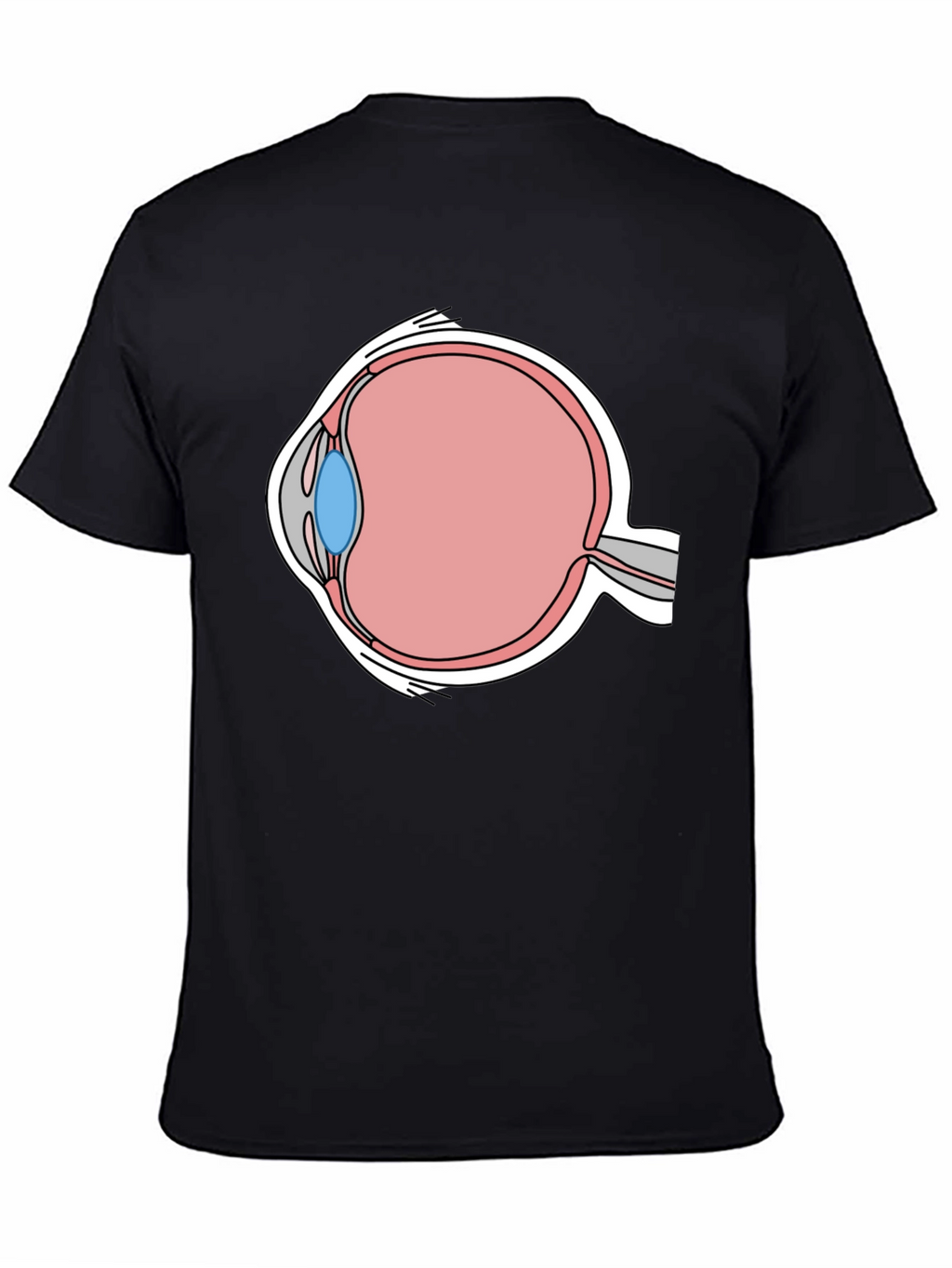 Eye Anatomy Graphic T-Shirt - Medical Humor Tee
