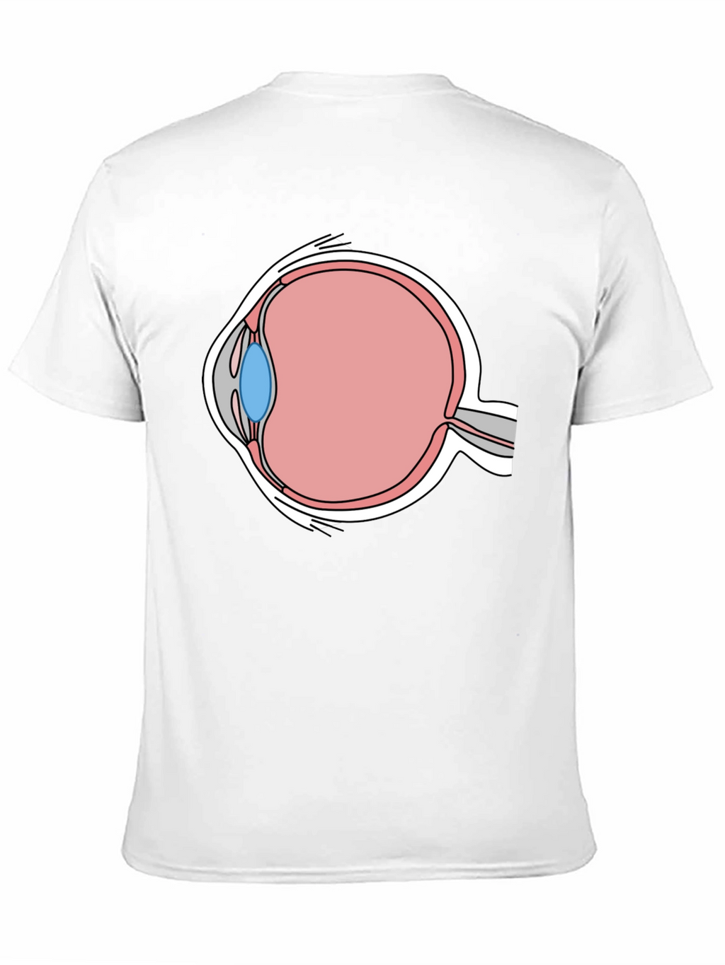 Eye Anatomy Graphic T-Shirt - Medical Humor Tee