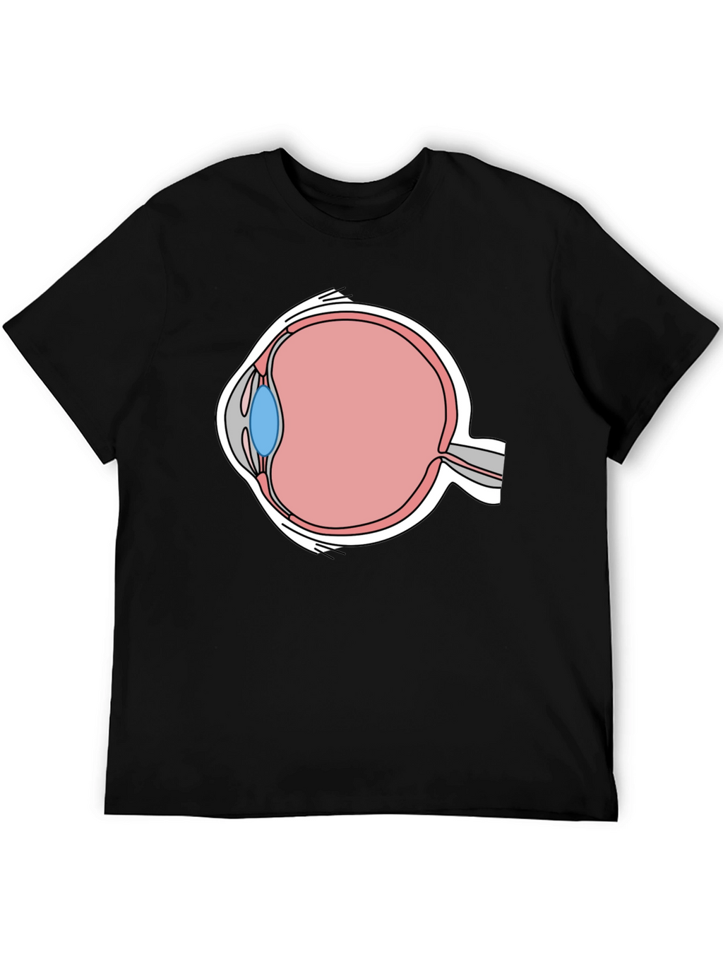 Eye Anatomy Graphic T-Shirt - Medical Humor Tee