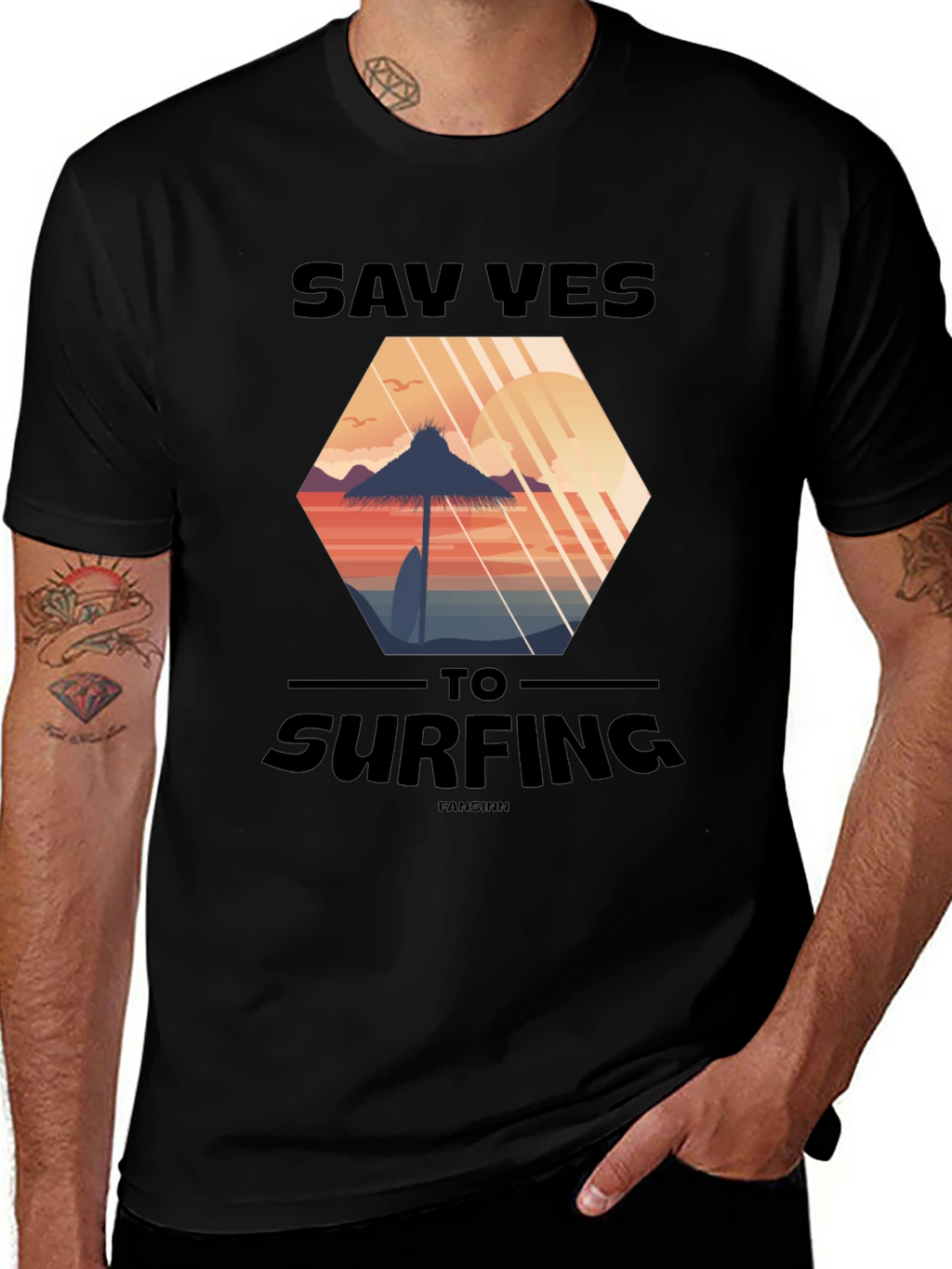 Say Yes to Surfing T-Shirt - Beach Vibes Tee