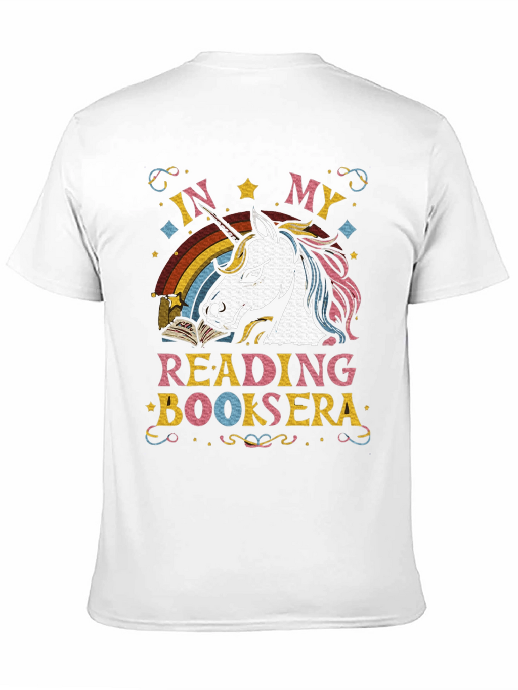 Unicorn Reading Book T-Shirt