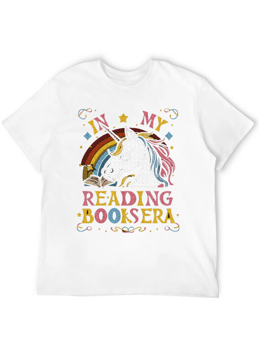 Unicorn Reading Book T-Shirt