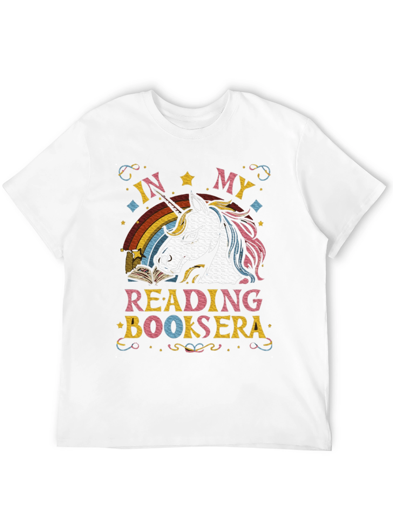 Unicorn Reading Book T-Shirt
