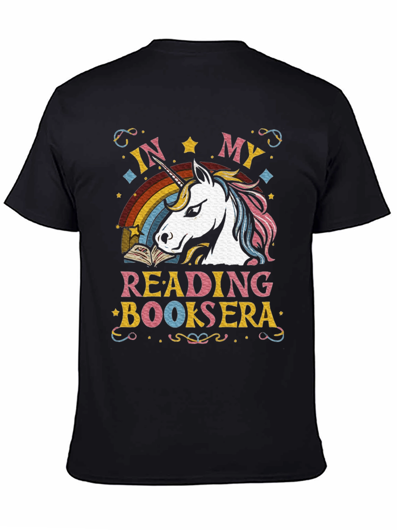 Unicorn Reading Book T-Shirt