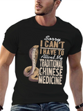 Traditional Chinese Medicine Cobra T-Shirt