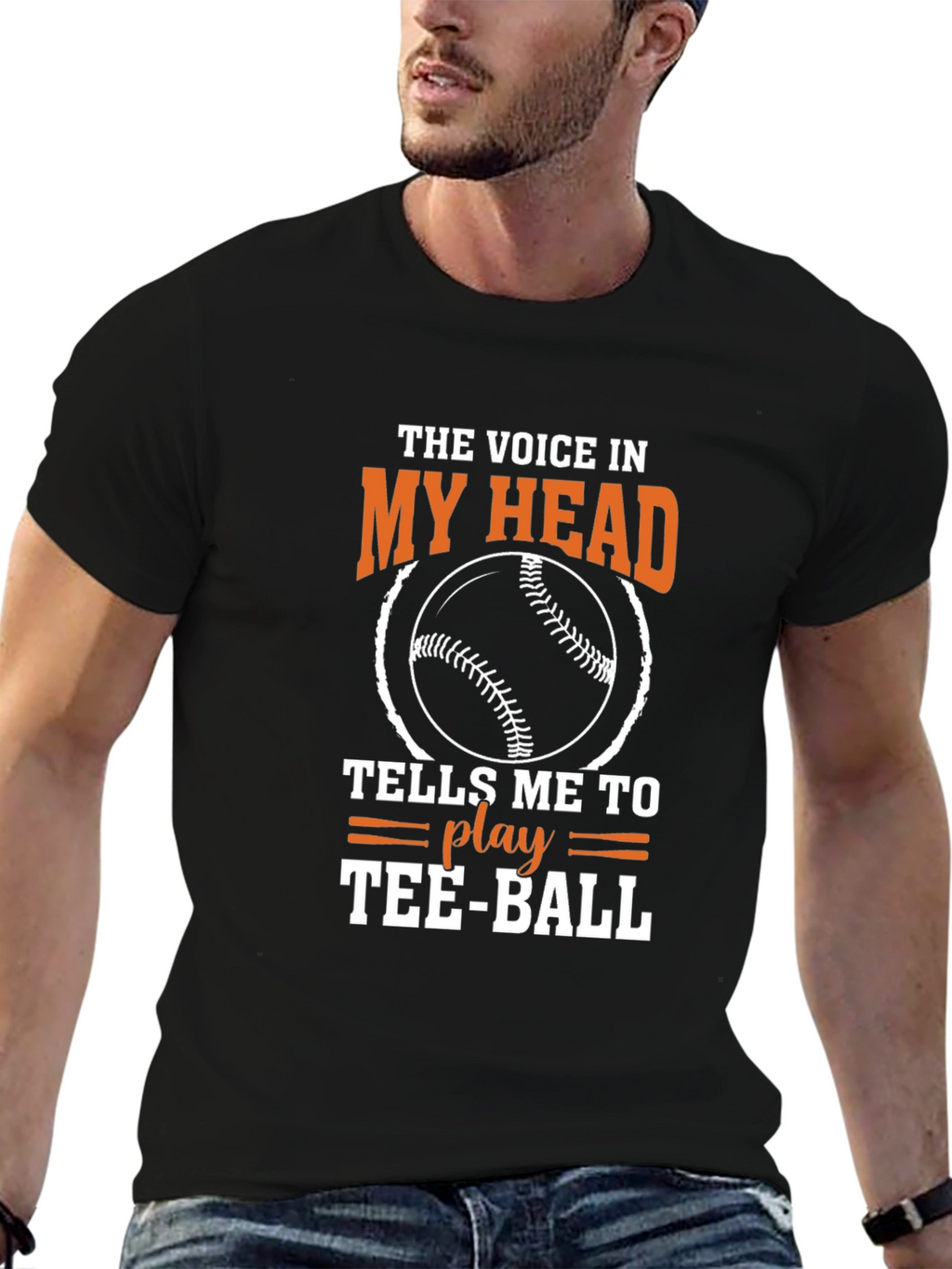 The Voice In My Head Tee-Ball T-Shirt
