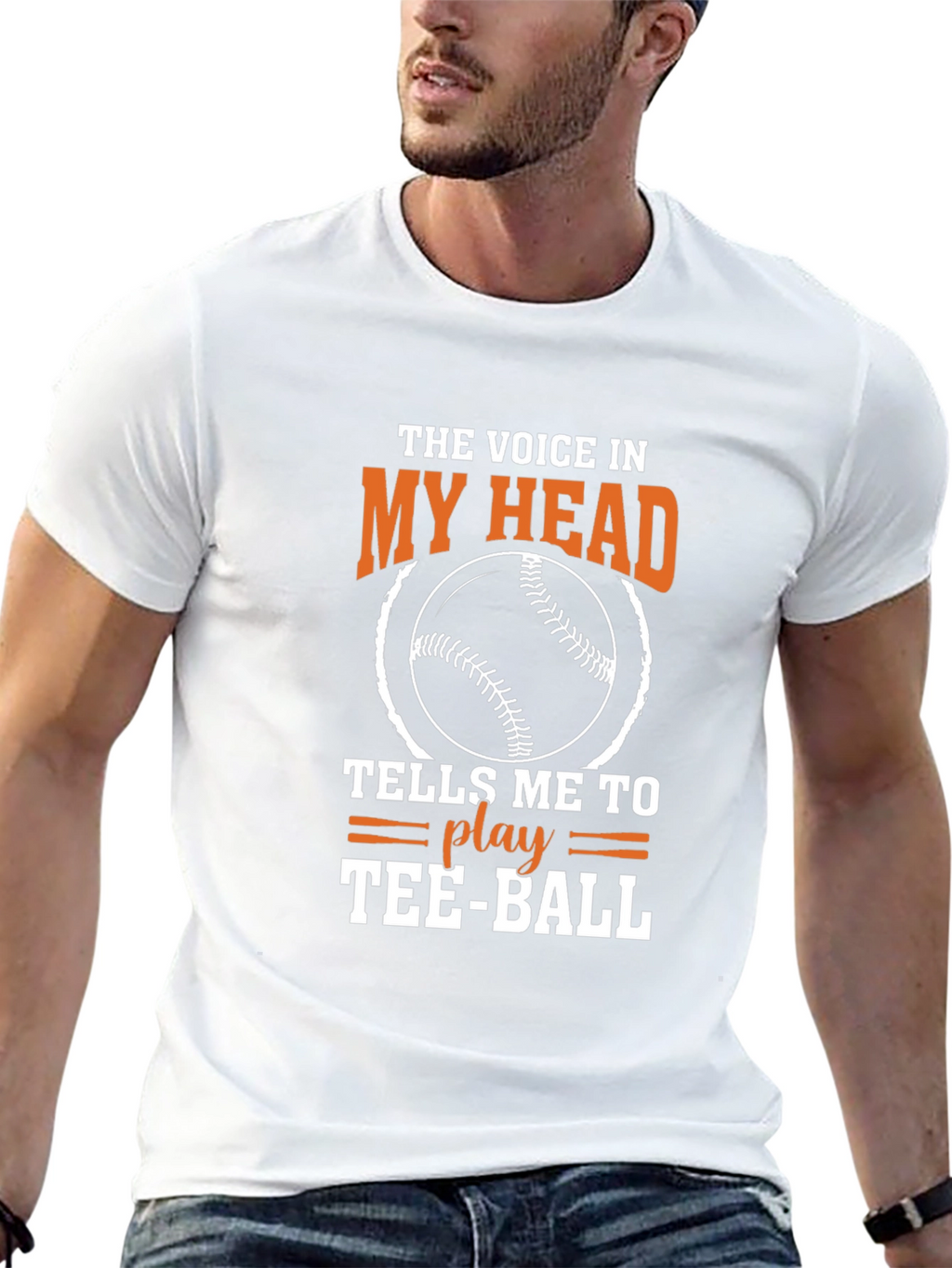The Voice In My Head Tee-Ball T-Shirt