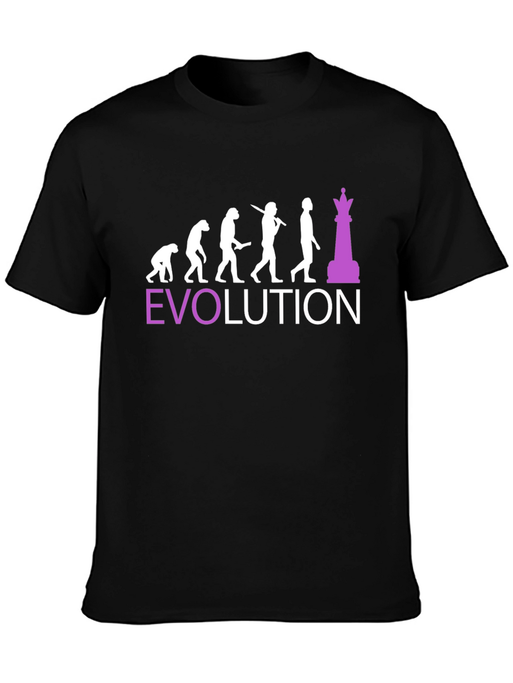Chess Evolution Graphic T-Shirt - Funny Player Tee