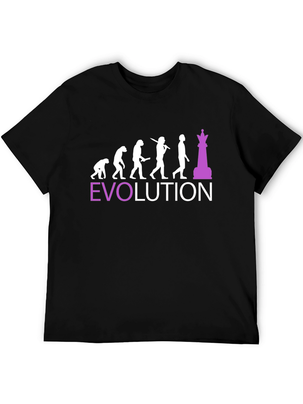 Chess Evolution Graphic T-Shirt - Funny Player Tee