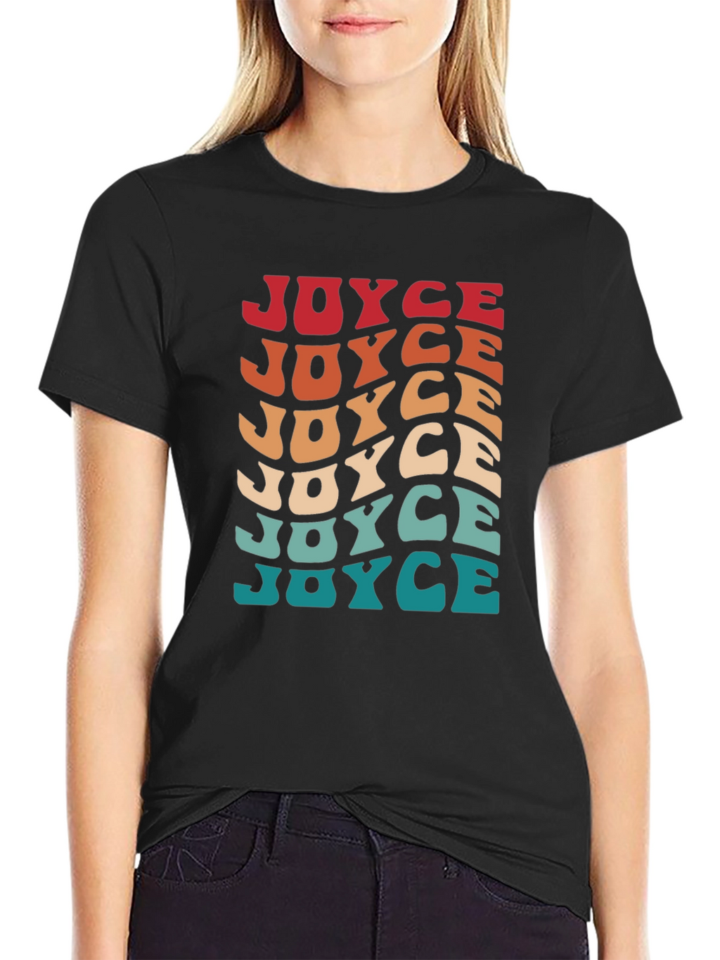 Retro JOYCE T-Shirt - Cool Personalized Tee