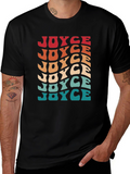 Retro JOYCE T-Shirt - Cool Personalized Tee