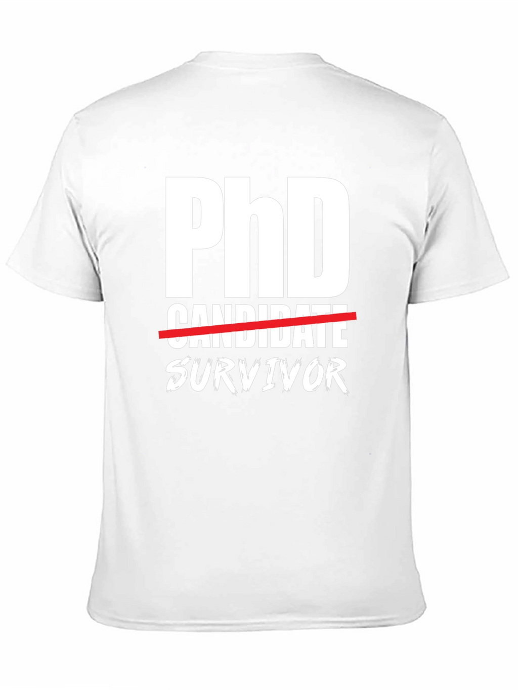 PhD Survivor Graphic T-Shirt - Black
