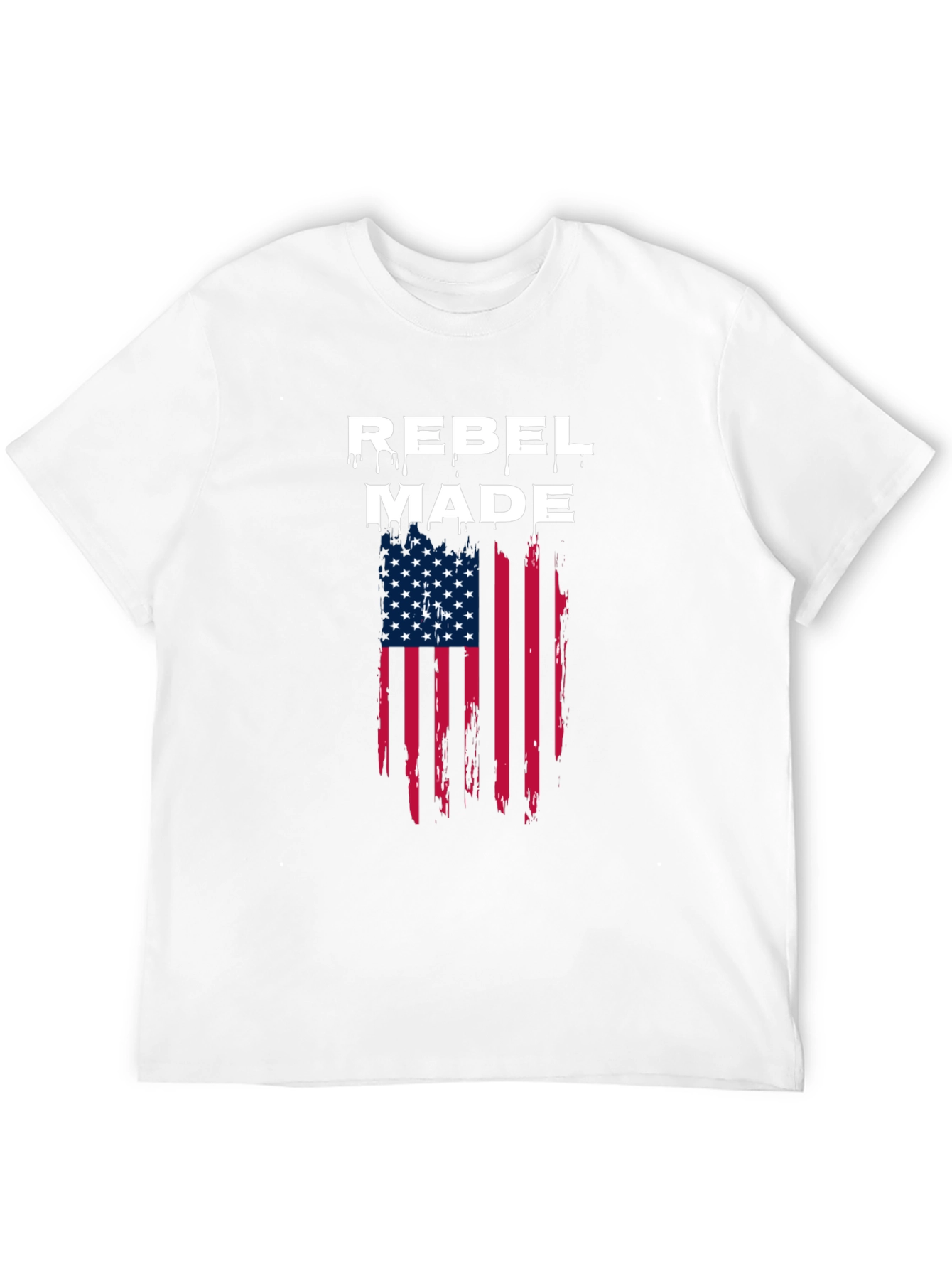 Rebel Made American Flag T-Shirt