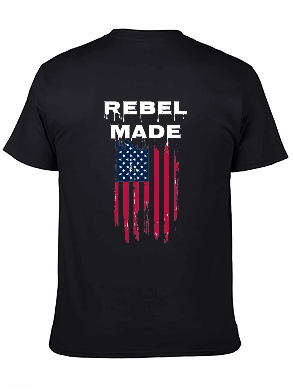 Rebel Made American Flag T-Shirt