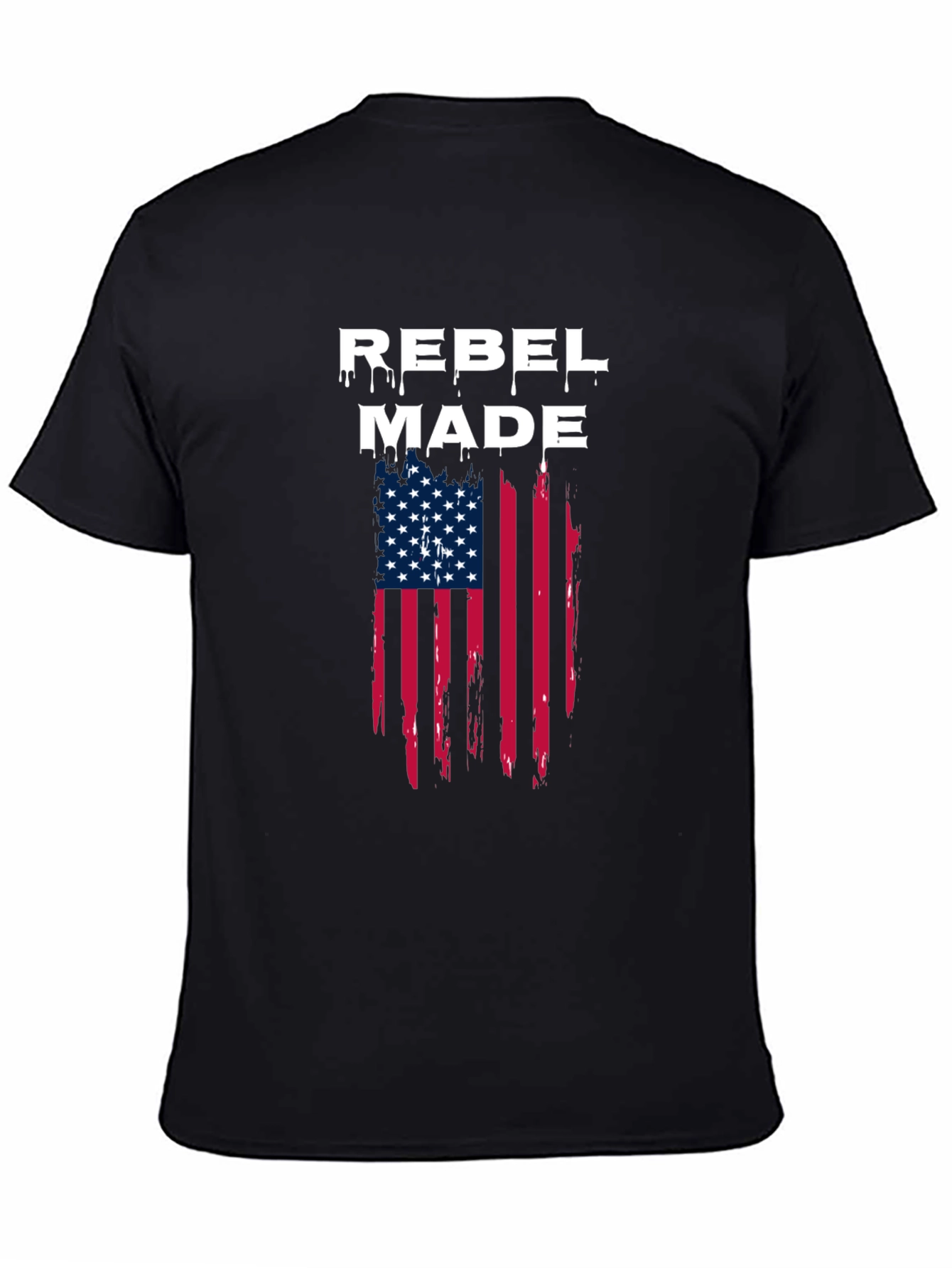 Rebel Made American Flag T-Shirt