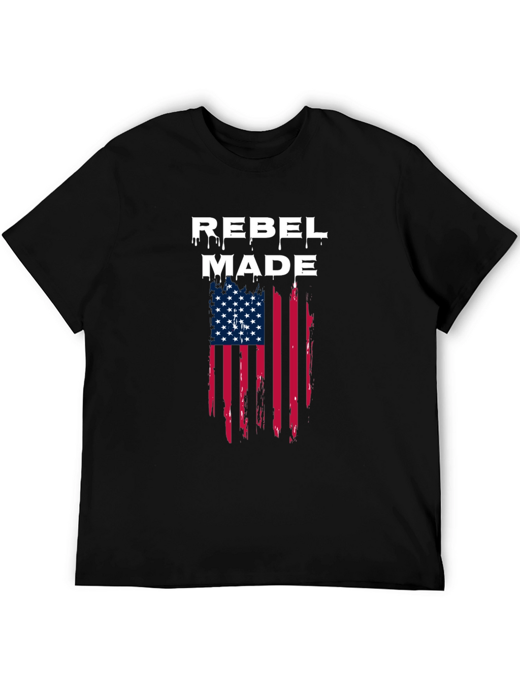 Rebel Made American Flag T-Shirt