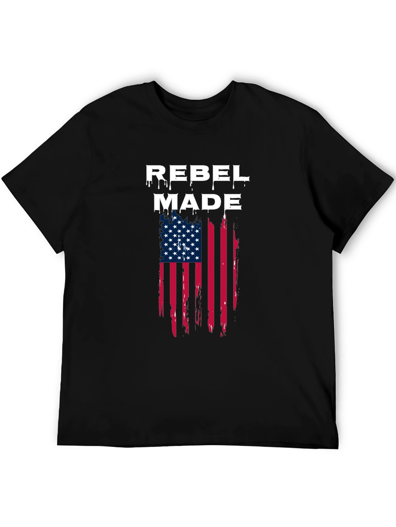 Rebel Made American Flag T-Shirt