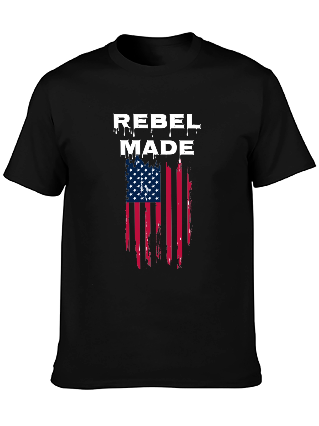 Rebel Made American Flag T-Shirt