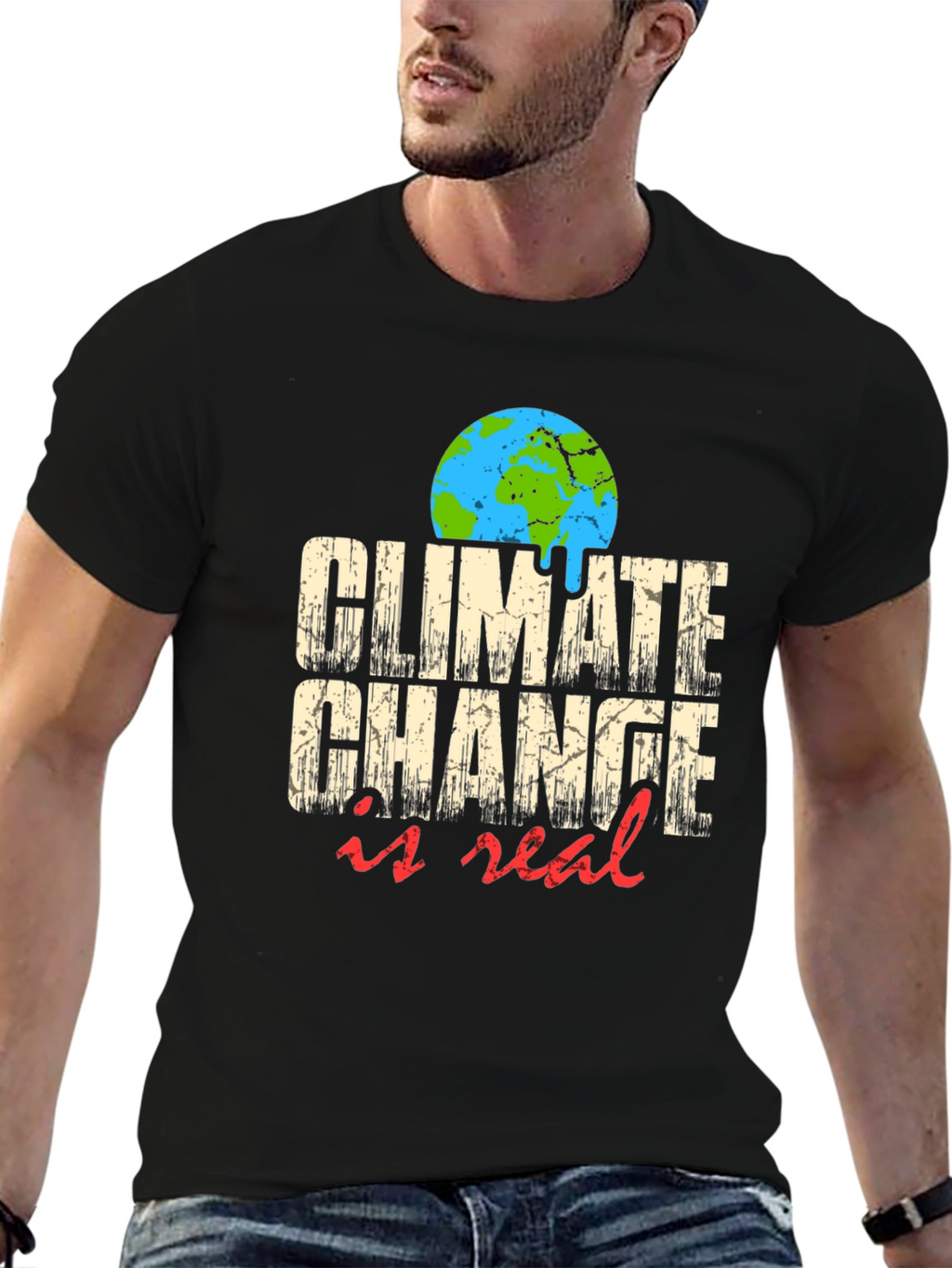 Climate Change is Real Graphic T-Shirt