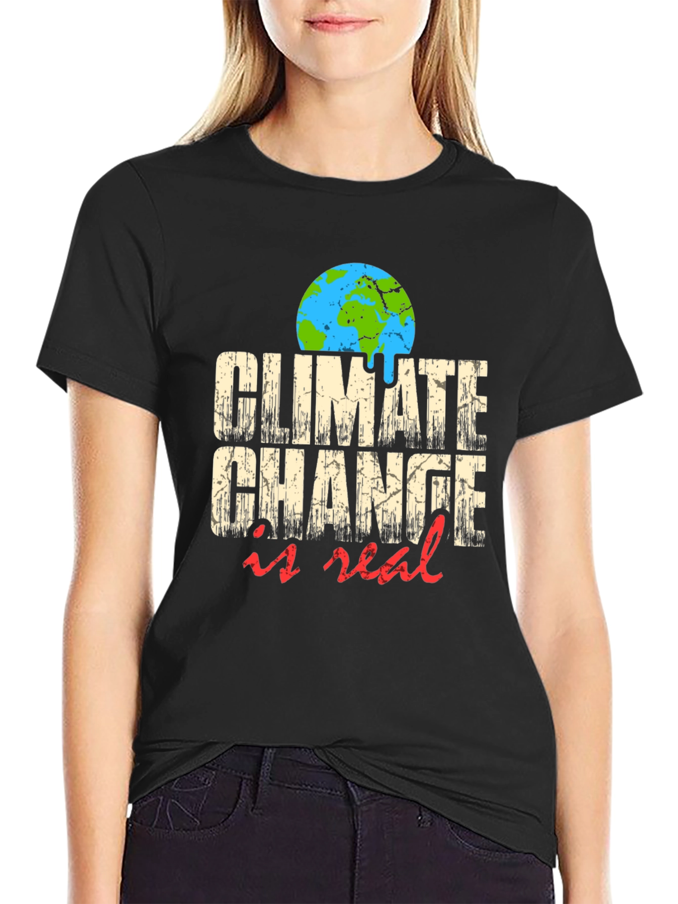 Climate Change is Real Graphic T-Shirt